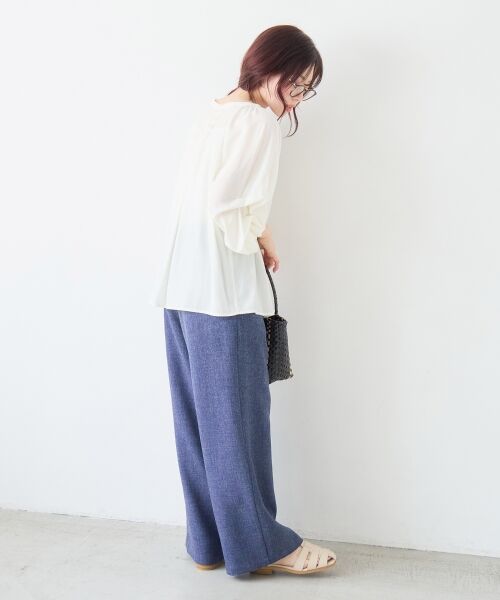 le.coeur blanc / ルクールブラン シャツ・ブラウス | タックスリーブブラウス | 詳細15