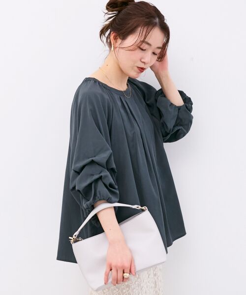 le.coeur blanc / ルクールブラン シャツ・ブラウス | タックスリーブブラウス | 詳細20