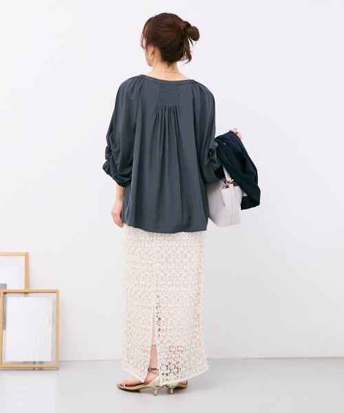 le.coeur blanc / ルクールブラン シャツ・ブラウス | タックスリーブブラウス | 詳細24