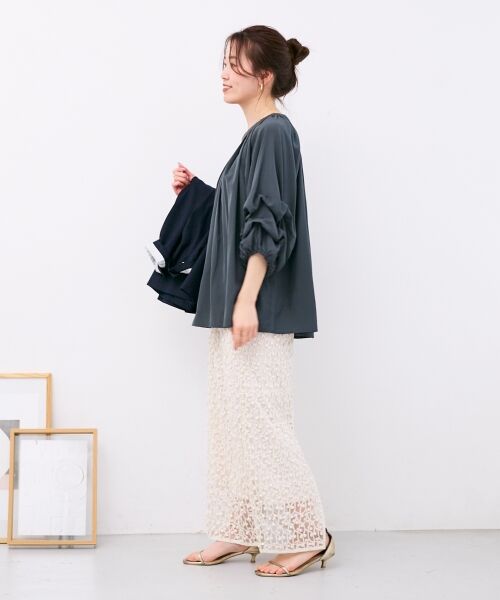 le.coeur blanc / ルクールブラン シャツ・ブラウス | タックスリーブブラウス | 詳細25