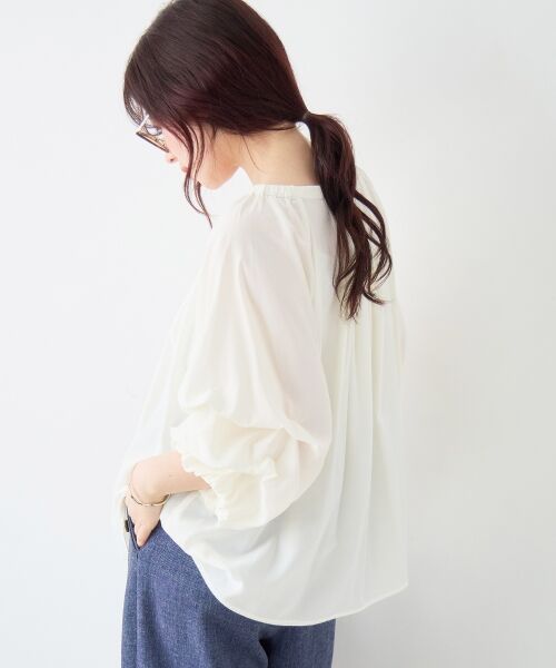 le.coeur blanc / ルクールブラン シャツ・ブラウス | タックスリーブブラウス | 詳細4