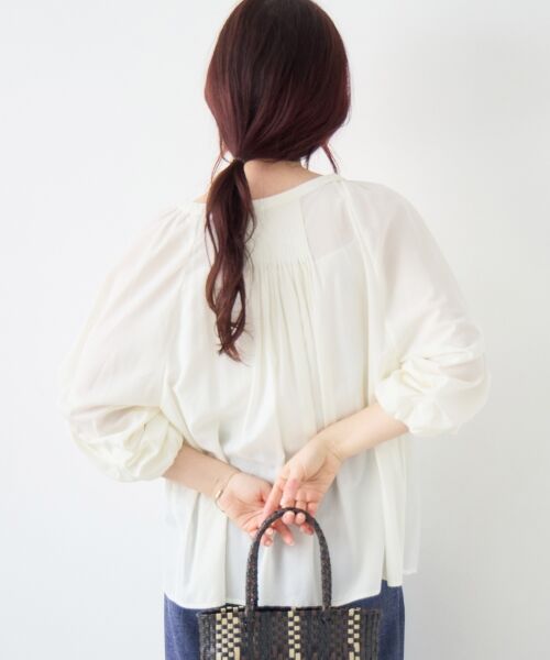 le.coeur blanc / ルクールブラン シャツ・ブラウス | タックスリーブブラウス | 詳細5