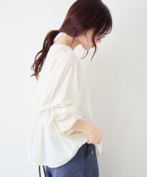 le.coeur blanc / ルクールブラン シャツ・ブラウス | タックスリーブブラウス | 詳細6