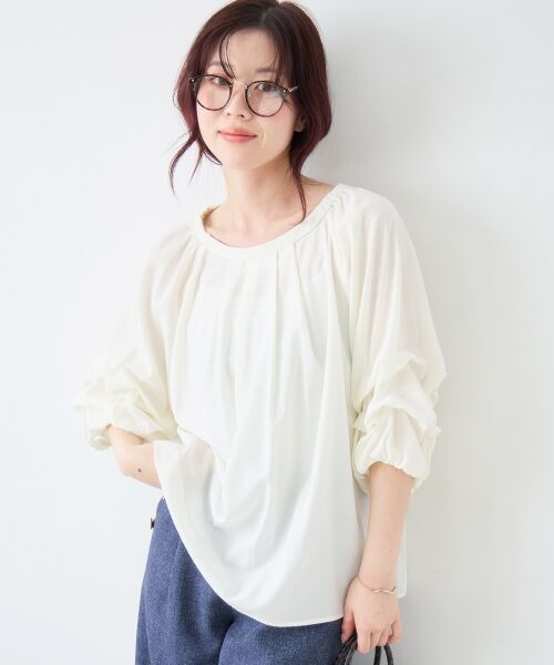 le.coeur blanc / ルクールブラン シャツ・ブラウス | タックスリーブブラウス | 詳細8