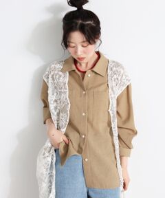 ヴィンテージメッシュオーバーシャツ