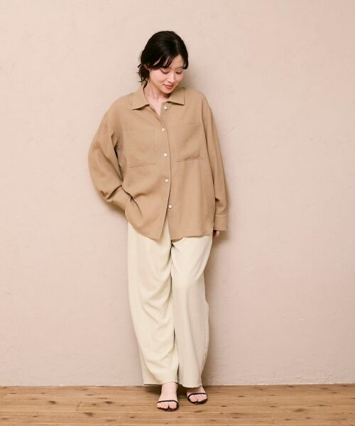 le.coeur blanc / ルクールブラン シャツ・ブラウス | ヴィンテージメッシュオーバーシャツ | 詳細16