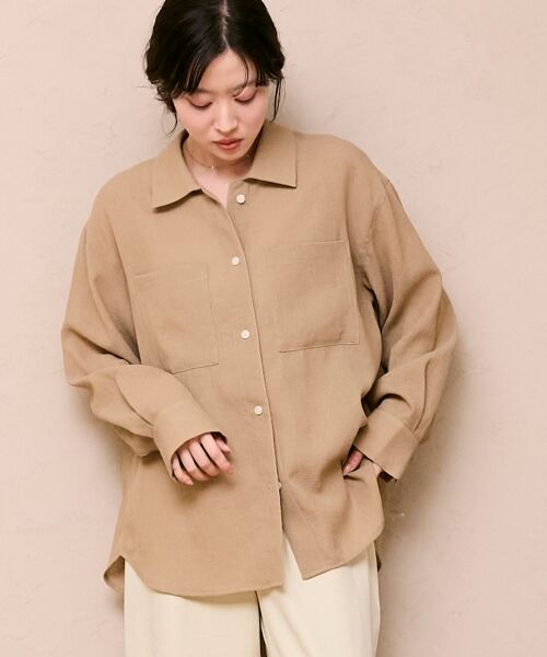 le.coeur blanc / ルクールブラン シャツ・ブラウス | ヴィンテージメッシュオーバーシャツ | 詳細18