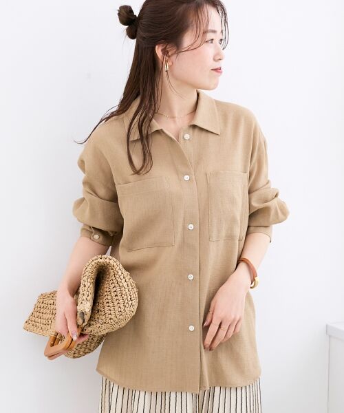 le.coeur blanc / ルクールブラン シャツ・ブラウス | ヴィンテージメッシュオーバーシャツ | 詳細2