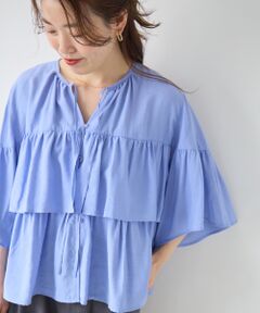 le.coeur blanc / ルクールブラン シャツ・ブラウス | ヴィンテージライクティアードブラウス