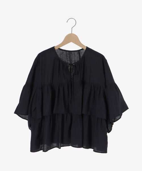 le.coeur blanc / ルクールブラン シャツ・ブラウス | ヴィンテージライクティアードブラウス | 詳細1