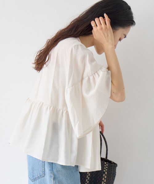 le.coeur blanc / ルクールブラン シャツ・ブラウス | ヴィンテージライクティアードブラウス | 詳細28