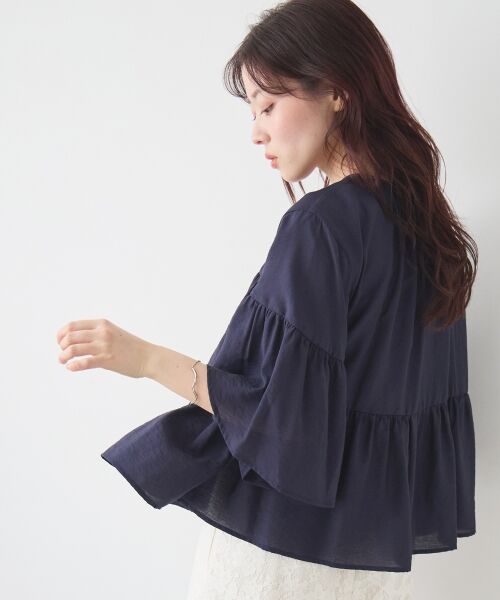 le.coeur blanc / ルクールブラン シャツ・ブラウス | ヴィンテージライクティアードブラウス | 詳細5