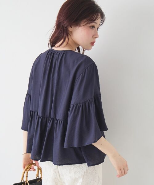 le.coeur blanc / ルクールブラン シャツ・ブラウス | ヴィンテージライクティアードブラウス | 詳細6