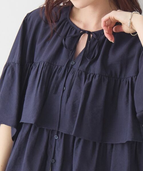 le.coeur blanc / ルクールブラン シャツ・ブラウス | ヴィンテージライクティアードブラウス | 詳細9