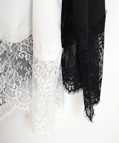 le.coeur blanc / ルクールブラン キャミソール・チューブトップ | 裾レースキャミブラウス | 詳細26