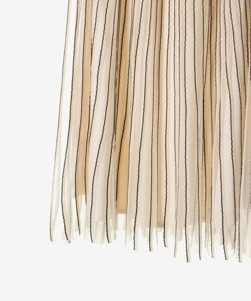 le.coeur blanc / ルクールブラン ロング・マキシ丈スカート | ストライプフレアニットスカート | 詳細30