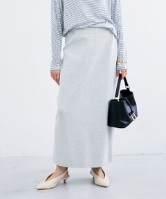 le.coeur blanc / ルクールブラン ロング・マキシ丈スカート | スウェットライクニットスカート