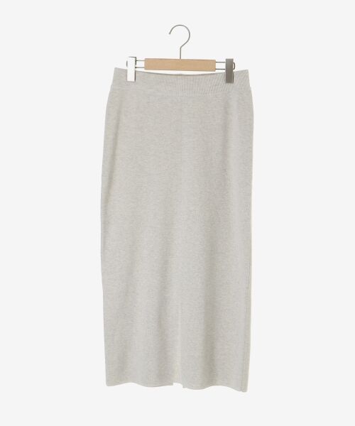 le.coeur blanc / ルクールブラン ロング・マキシ丈スカート | スウェットライクニットスカート | 詳細13