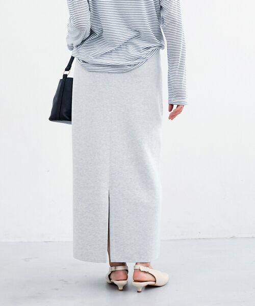 le.coeur blanc / ルクールブラン ロング・マキシ丈スカート | スウェットライクニットスカート | 詳細16
