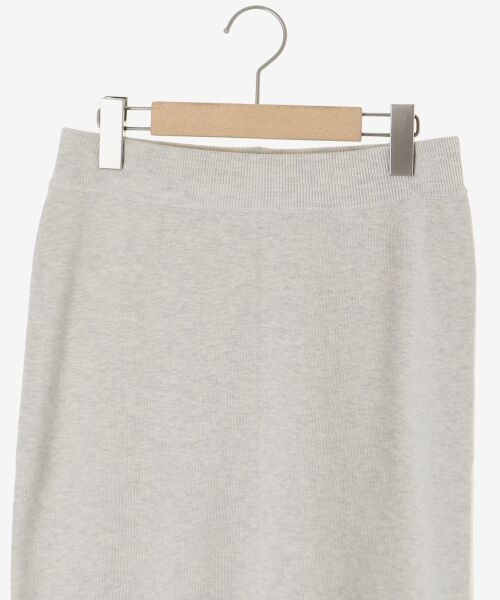 le.coeur blanc / ルクールブラン ロング・マキシ丈スカート | スウェットライクニットスカート | 詳細25