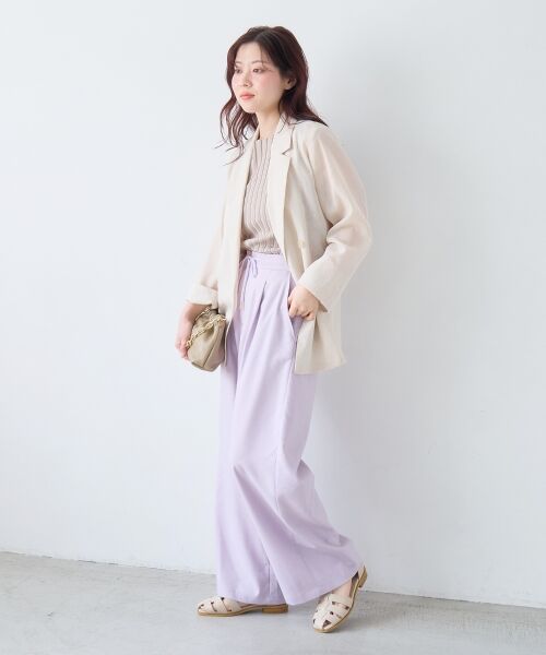 le.coeur blanc / ルクールブラン その他パンツ | ウォッシャブルイージーパンツ | 詳細17