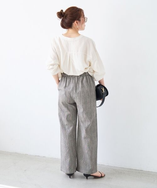 le.coeur blanc / ルクールブラン その他パンツ | グレンチェックスラブパンツ | 詳細13