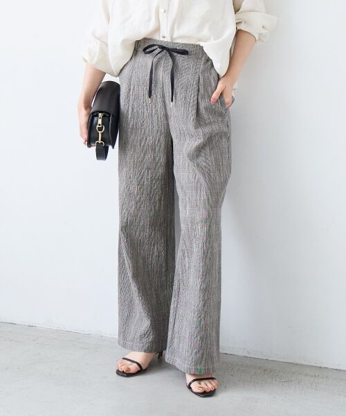 le.coeur blanc / ルクールブラン その他パンツ | グレンチェックスラブパンツ | 詳細2