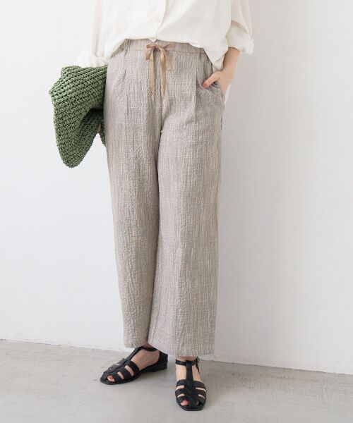 le.coeur blanc / ルクールブラン その他パンツ | グレンチェックスラブパンツ | 詳細20