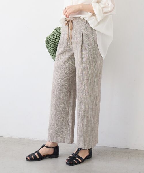 le.coeur blanc / ルクールブラン その他パンツ | グレンチェックスラブパンツ | 詳細21