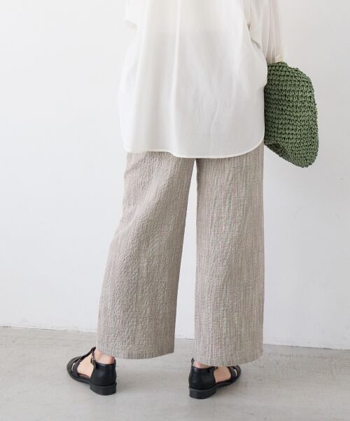 le.coeur blanc / ルクールブラン その他パンツ | グレンチェックスラブパンツ | 詳細22