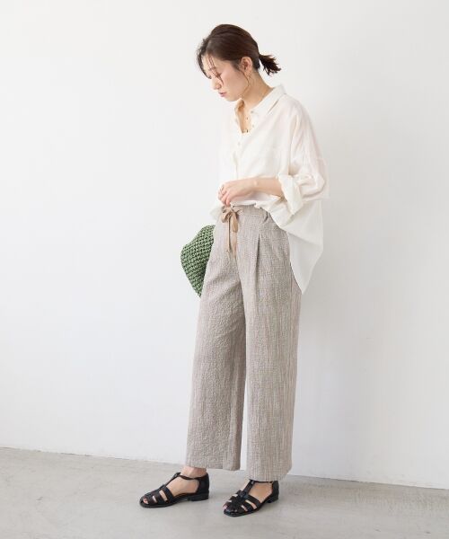 le.coeur blanc / ルクールブラン その他パンツ | グレンチェックスラブパンツ | 詳細26