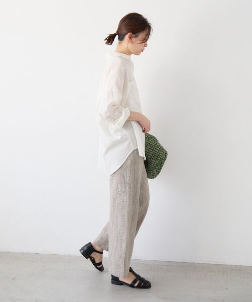 le.coeur blanc / ルクールブラン その他パンツ | グレンチェックスラブパンツ | 詳細28