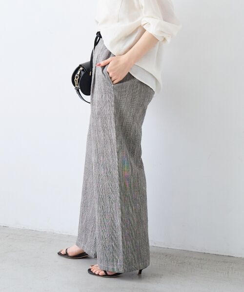 le.coeur blanc / ルクールブラン その他パンツ | グレンチェックスラブパンツ | 詳細3