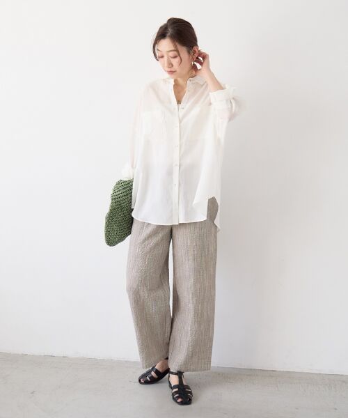 le.coeur blanc / ルクールブラン その他パンツ | グレンチェックスラブパンツ | 詳細30