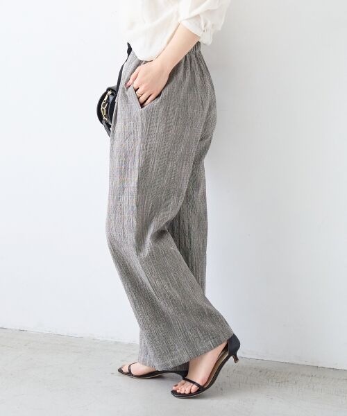 le.coeur blanc / ルクールブラン その他パンツ | グレンチェックスラブパンツ | 詳細4