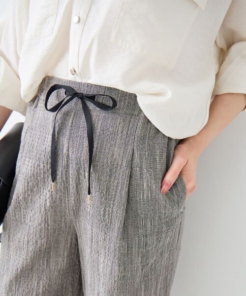 le.coeur blanc / ルクールブラン その他パンツ | グレンチェックスラブパンツ | 詳細8