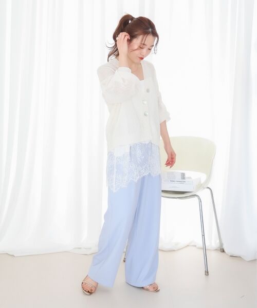 le.coeur blanc / ルクールブラン その他パンツ | フルダルイージーワイドパンツ | 詳細21