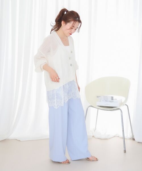 le.coeur blanc / ルクールブラン その他パンツ | フルダルイージーワイドパンツ | 詳細22