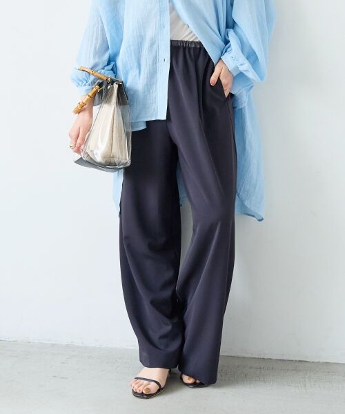le.coeur blanc / ルクールブラン その他パンツ | フルダルイージーワイドパンツ（ネイビー）