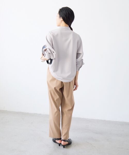 le.coeur blanc / ルクールブラン その他パンツ | ストレッチツータックテーパード | 詳細10