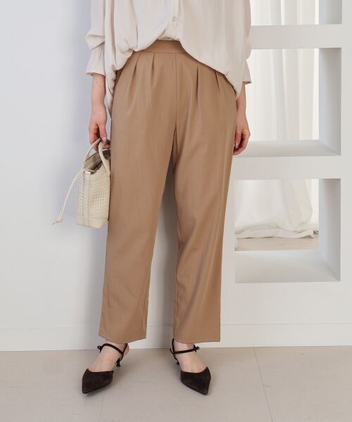 le.coeur blanc / ルクールブラン その他パンツ | ストレッチツータックテーパード | 詳細15