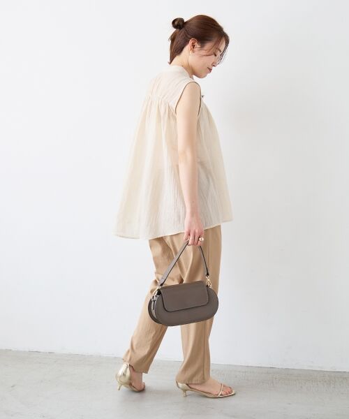 le.coeur blanc / ルクールブラン その他パンツ | ストレッチツータックテーパード | 詳細24