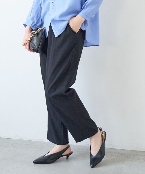 le.coeur blanc / ルクールブラン その他パンツ | ストレッチツータックテーパード | 詳細28