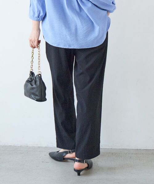 le.coeur blanc / ルクールブラン その他パンツ | ストレッチツータックテーパード | 詳細30