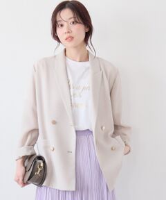 le.coeur blanc / ルクールブラン その他アウター | メッシュダブルブレストジャケット