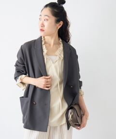 le.coeur blanc / ルクールブラン その他アウター | メッシュダブルブレストジャケット