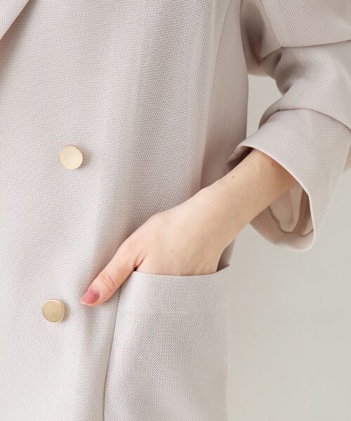 le.coeur blanc / ルクールブラン その他アウター | メッシュダブルブレストジャケット | 詳細15