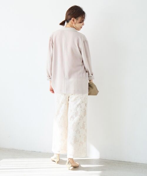 le.coeur blanc / ルクールブラン その他アウター | メッシュダブルブレストジャケット | 詳細20