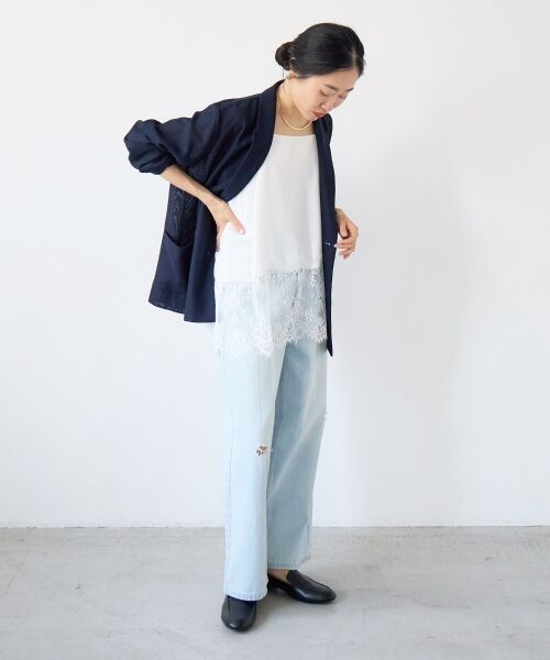 le.coeur blanc / ルクールブラン その他アウター | メッシュダブルブレストジャケット | 詳細30