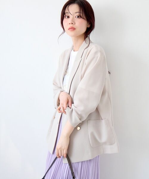 le.coeur blanc / ルクールブラン その他アウター | メッシュダブルブレストジャケット | 詳細5